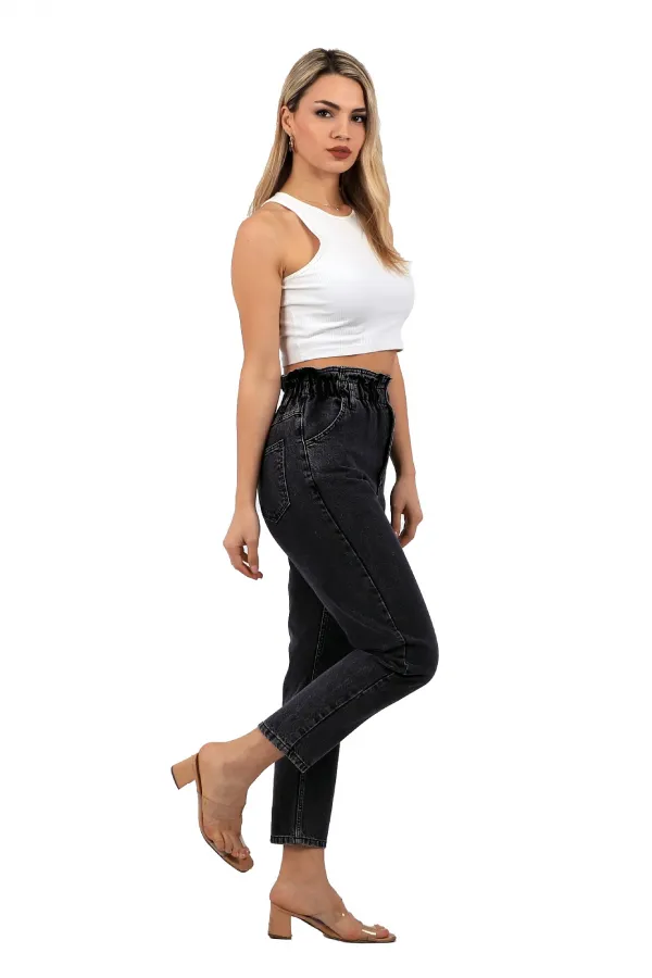 Beli Lastikli Kot Pantolon 759-33-(27-32) Beli Lastikli Kot Pantolon 759-33-(27-32)