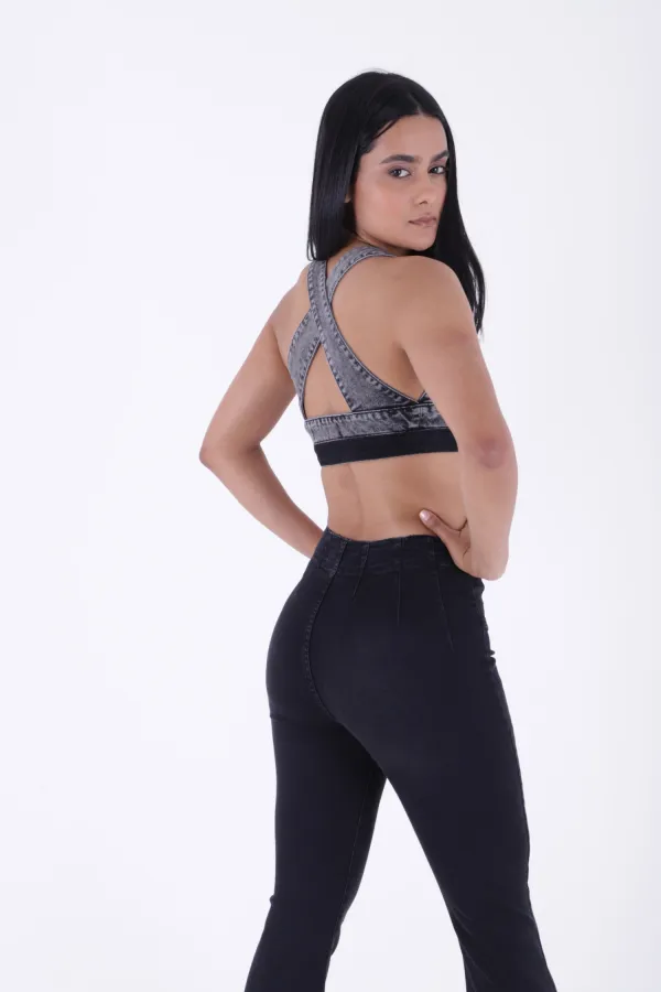 Pensli İspanyol Kot Pantolon  7021-03-(27-32)