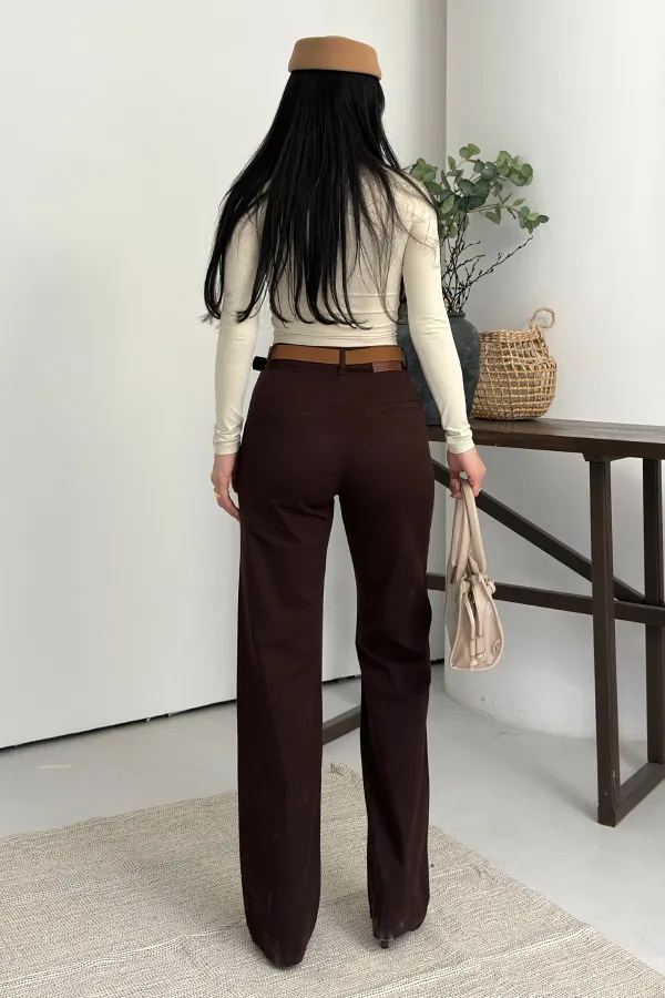 Jean with Dart Detail  7069-78-(27-32) Brown