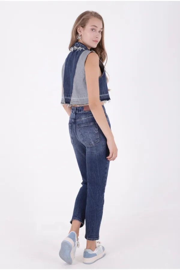 Tık Likra Pantolon 7036-01-(26-31) Tık Likra Pantolon 7036-01-(26-31)