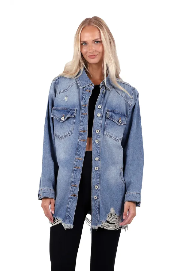 Uzun Kot Ceket  622-62-(S-XL)