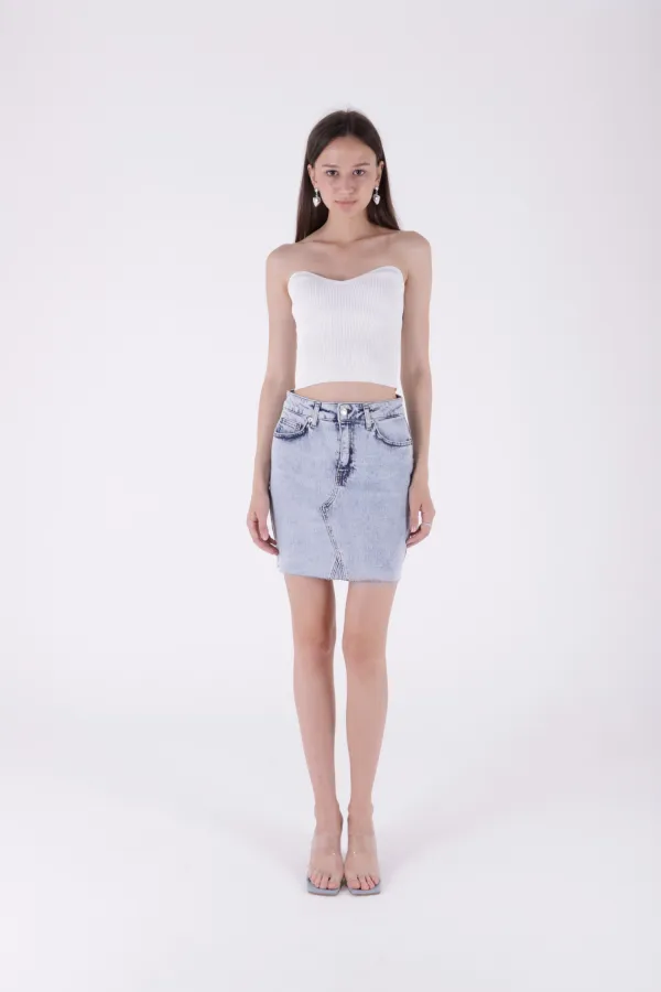 Mini Kot Etek  1040-08-(XS-XL-5)