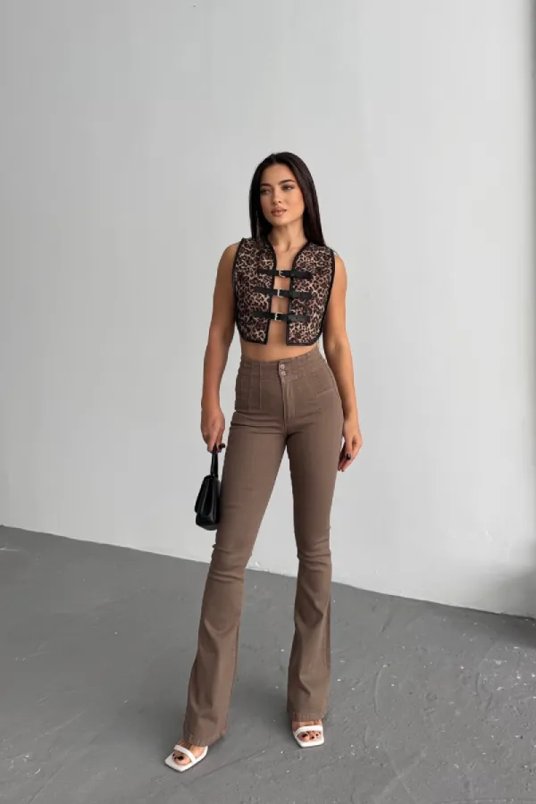 Pensli İspanyol Kot Pantolon 7021-72-(27-32)