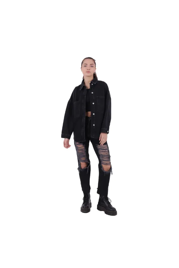 Oversize Kot Gömlek 664-23-(STD-4) Oversize Kot Gömlek 664-23-(STD-4)