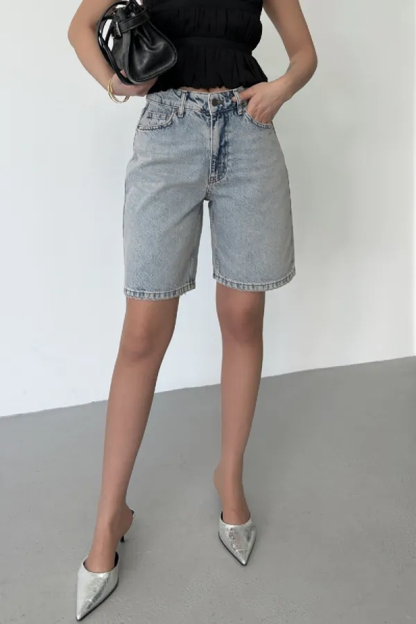 Medium Size Denim Shorts 2001-18-(36-42-6-2)