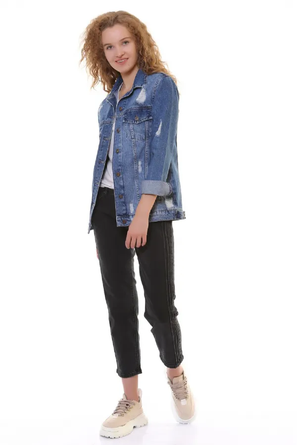 Boyfriend Kot Ceket 655-01-(S-XL-6) Boyfriend Kot Ceket 655-01-(S-XL-6)