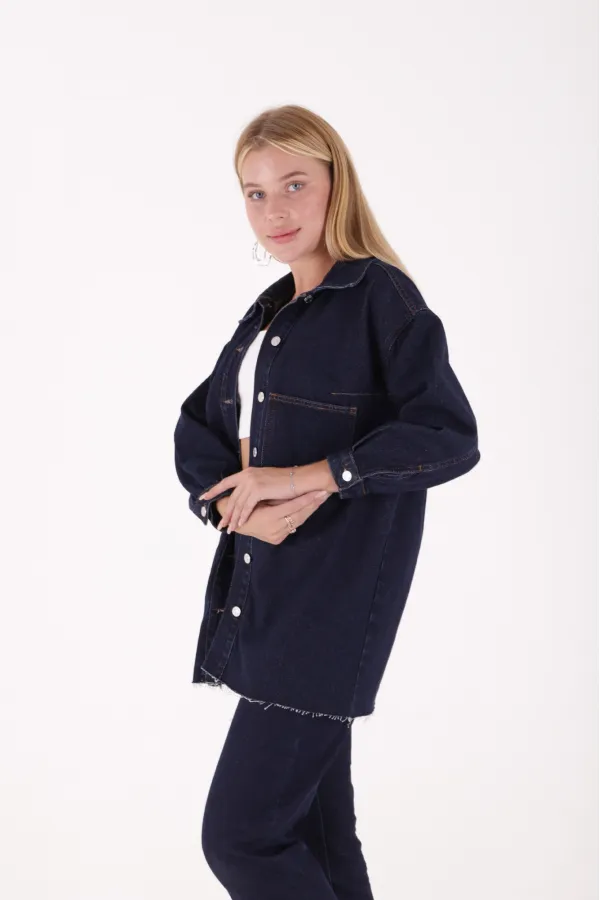Embroidered Denim Jacket 6025-17-(S-XL) Embroidered Denim Jacket 6025-17-(S-XL)
