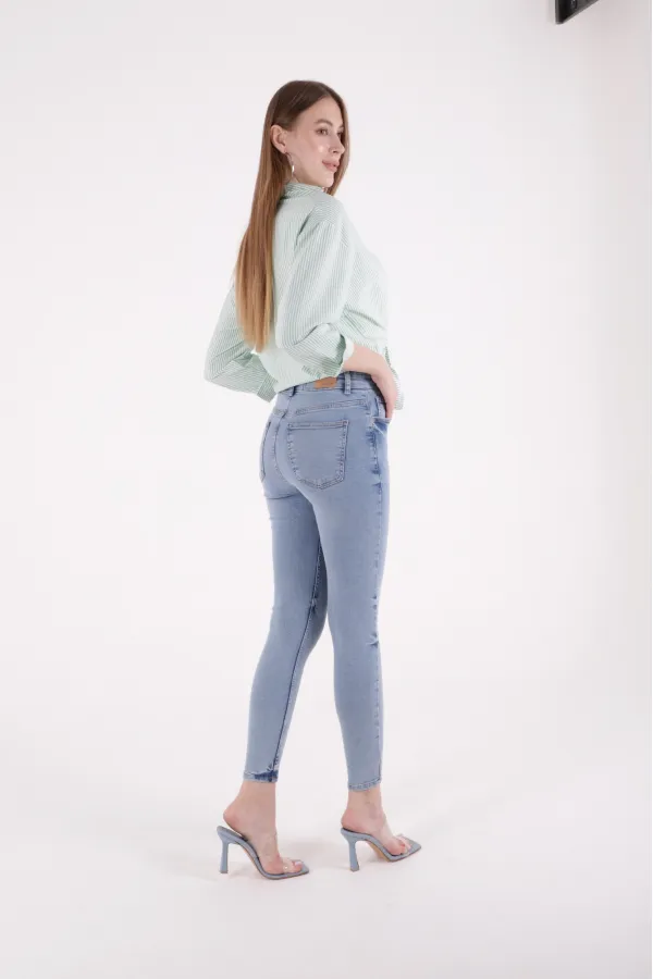 Kısa Boy Skinny Kot Pantolon 811-15-(28-33)