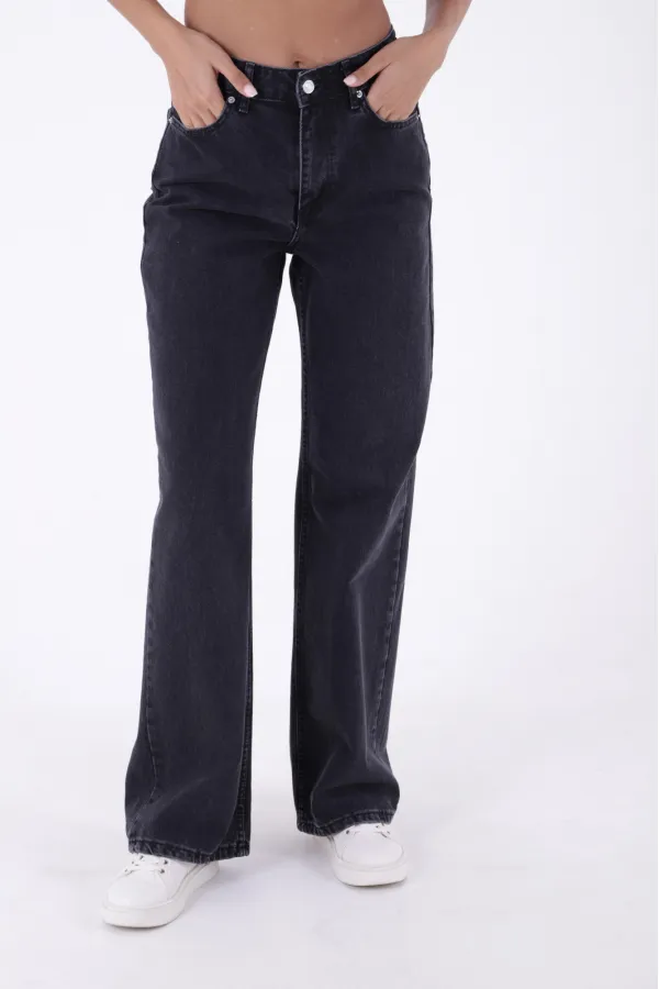Bol Paça Relax Kot Pantolon  718-23-(27-32)