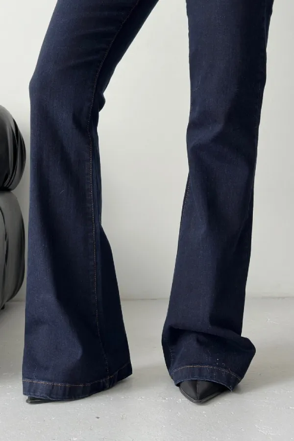 Beli Lastikli Tayt Pantolon 7086-17-(27-32)