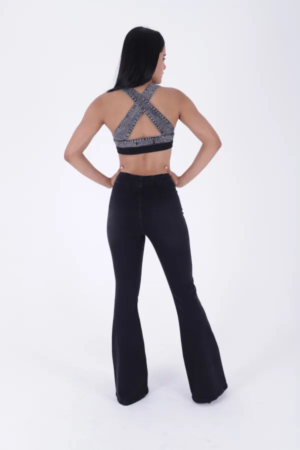 Pensli İspanyol Kot Pantolon  7021-03-(27-32)
