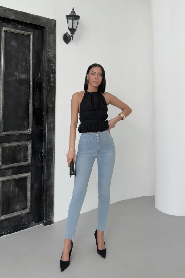 Darted Skinny Jeans 7053-42-(27-32)