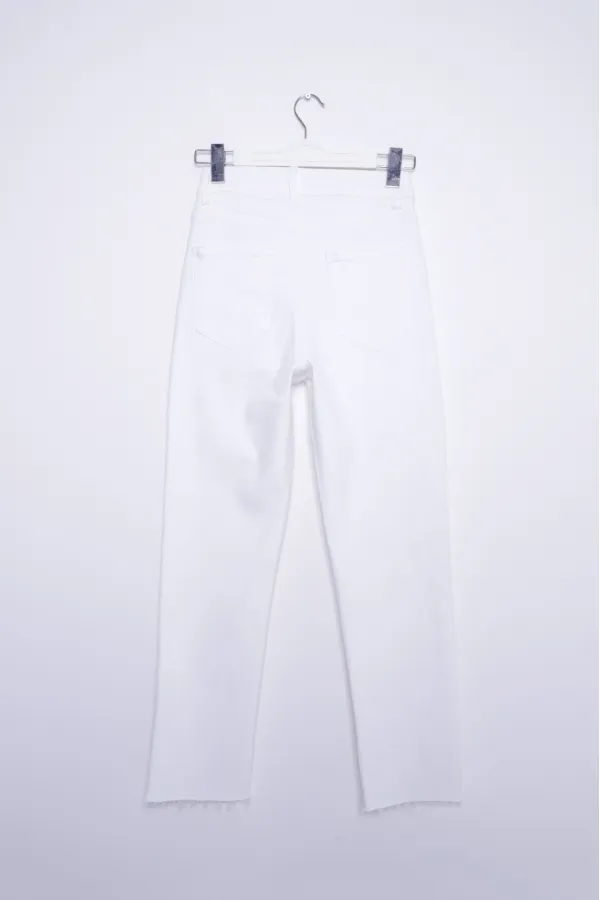 Dikişsiz Paça Mom Fit Kot Pantolon  764-50-(26-28)