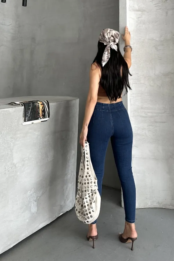 Pensli Skinny Kot Pantolon 7053-26-(27-32) Pensli Skinny Kot Pantolon 7053-26-(27-32)