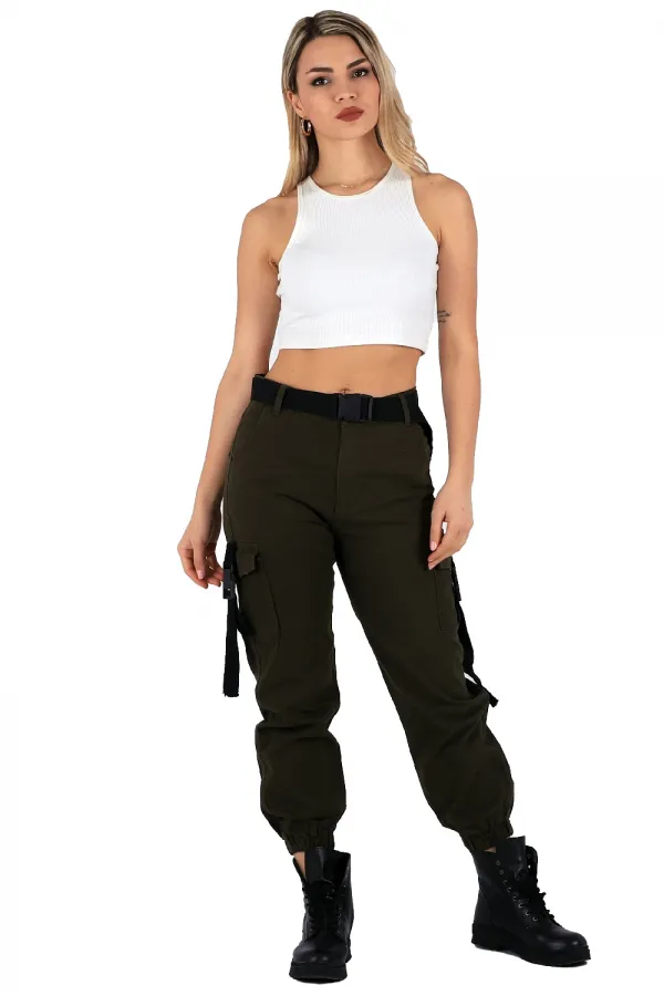 Cargo Pocket Commando Jean 752-67-(26-31) Khaki Cargo Pocket Commando Jean 752-67-(26-31) Khaki