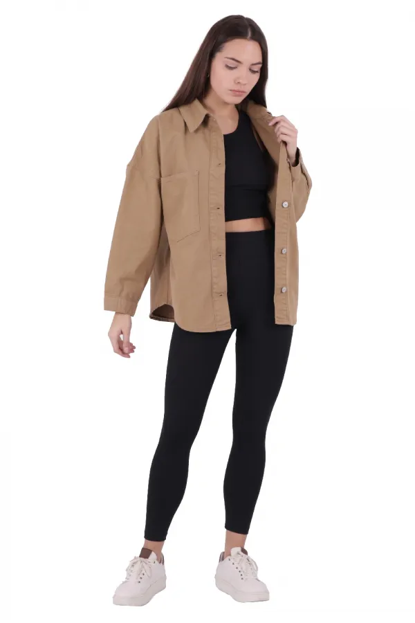 Oversize Kot Gömlek 664-66-(STD-4) Oversize Kot Gömlek 664-66-(STD-4)