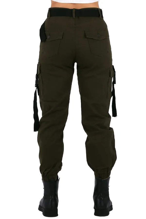Cargo Pocket Commando Jean 752-67-(27-32) Khaki Cargo Pocket Commando Jean 752-67-(27-32) Khaki