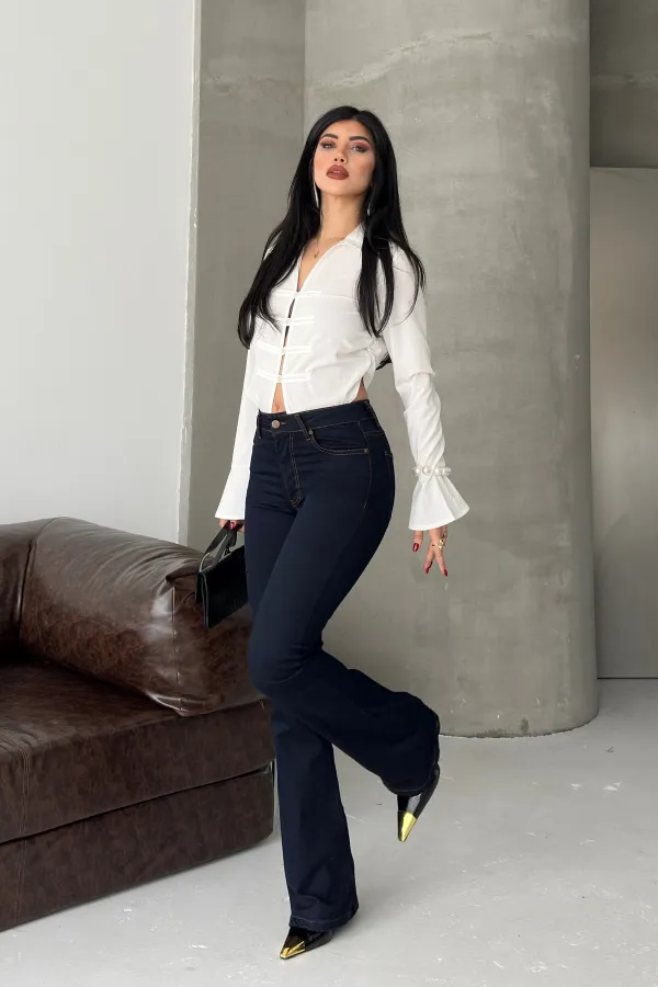 İspanyol Skinny Kot Pantolon  867-13-(27-32)