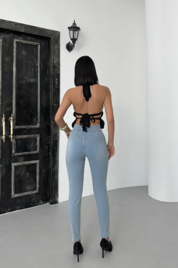 Darted Skinny Jeans 7053-42-(27-32)