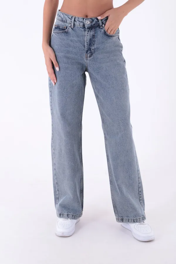 Wide Leg Relax Jeans 718-62-(28-33)
