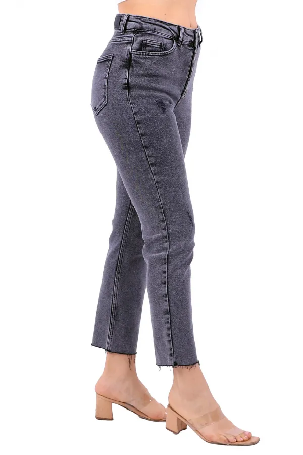 5 Düğmeli Mom Fit Kot Pantolon  745-40-(28-33)