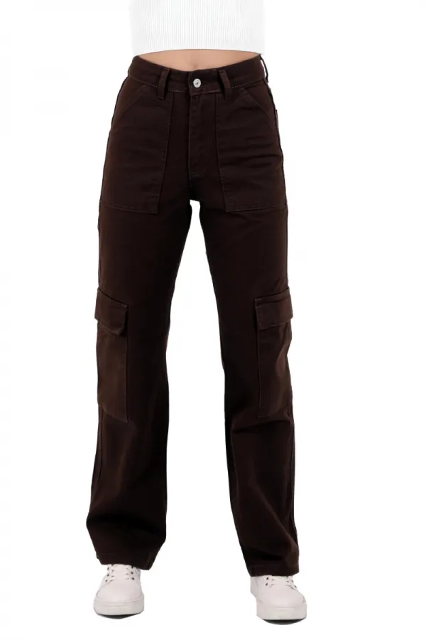 Jean cargo à jambes larges 1828-78-(26-28)