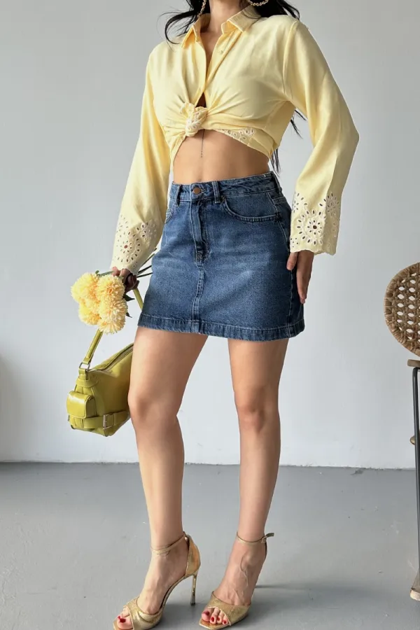 Mini Kot Etek 1046-01-(36-42-6-2)