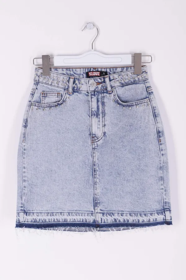 Kısa Boy Kot Etek 1044-08-(S-XL-6) Kısa Boy Kot Etek 1044-08-(S-XL-6)