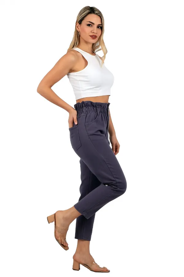 Beli Lastikli Kot Pantolon 759-72-(27-32) Beli Lastikli Kot Pantolon 759-72-(27-32)