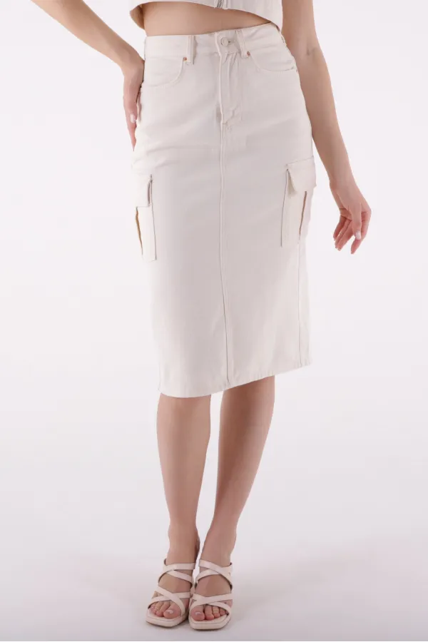 Kargo Cepli Kot Etek 1023-80-(S-L-5) Kargo Cepli Kot Etek 1023-80-(S-L-5)