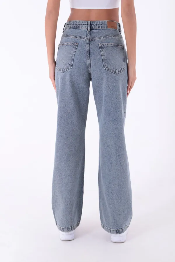 Wide Leg Relax Jeans 718-62-(26-31)
