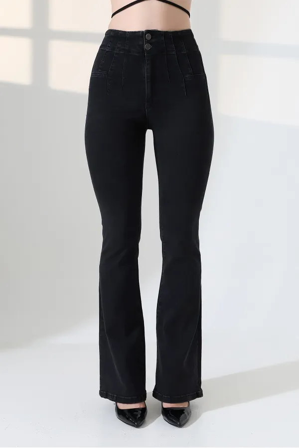 Pensli İspanyol Kot Pantolon  7021-23-(27-30-4)