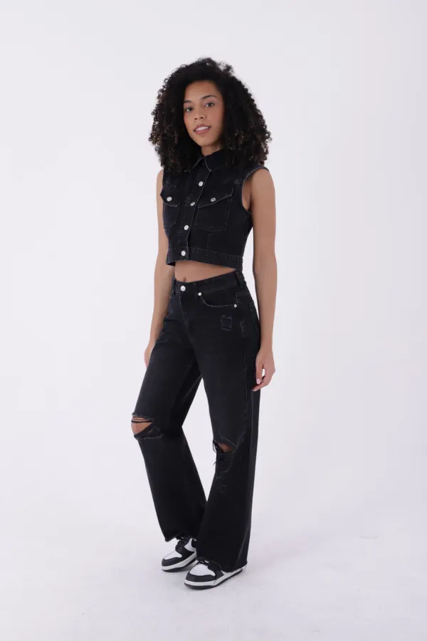 Bol Paça Kot Pantolon 1707-03-(28-33) Bol Paça Kot Pantolon 1707-03-(28-33)