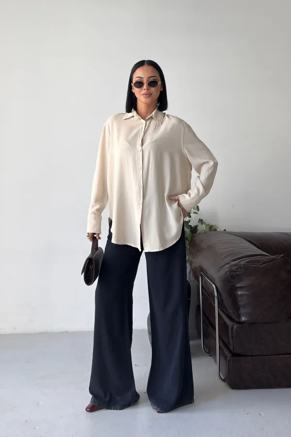 Düğmeli Gömlek HS623-65-(S-XL)