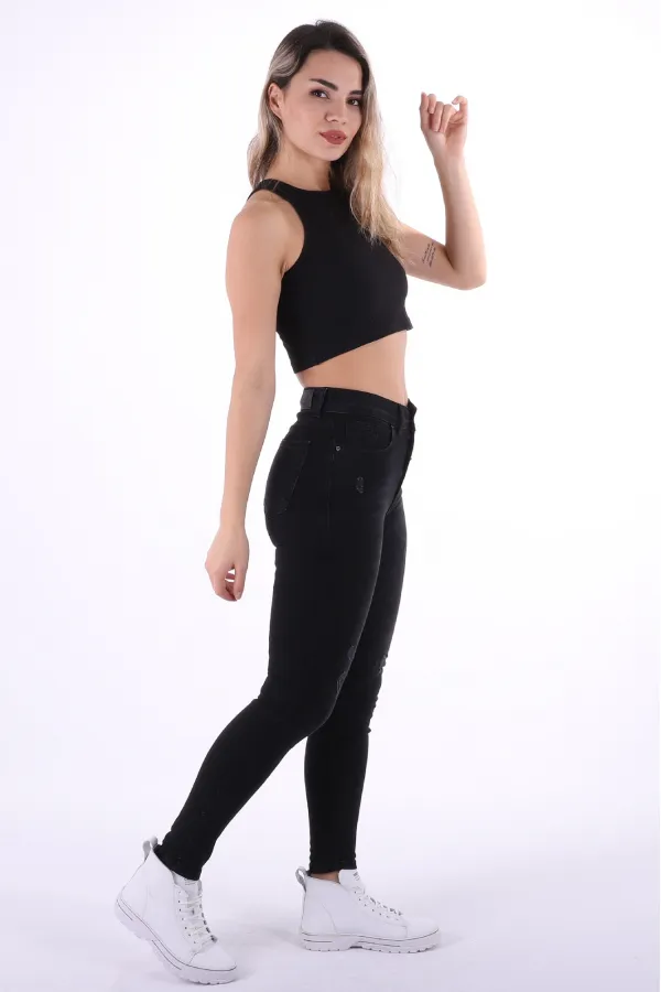 Az Yırtıklı Skinny Kot Pantolon 826-03-(26-31) Az Yırtıklı Skinny Kot Pantolon 826-03-(26-31)