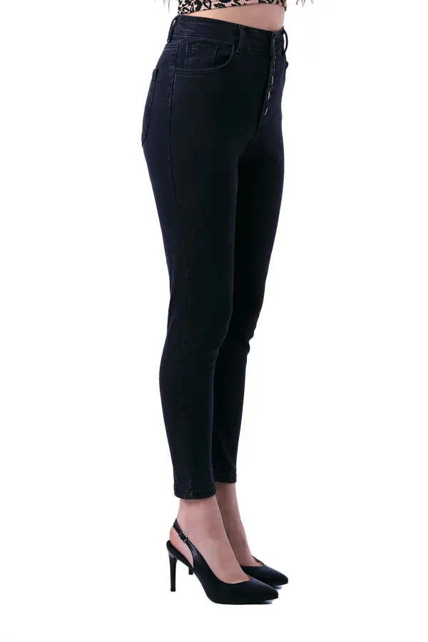 Önü 5 Düğmeli Skinny Kot Pantolon 755-23-(26-31)