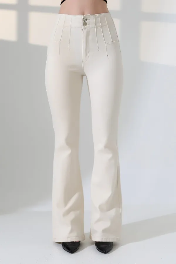 Pensli İspanyol Kot Pantolon  7021-80-(26-29-4)