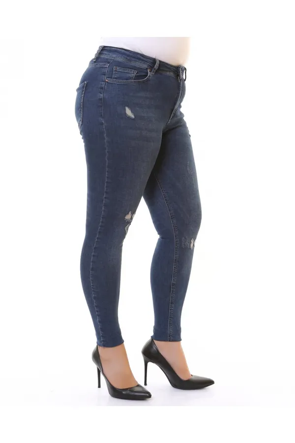 Az Yırtıklı Skinny Kot Pantolon 826-01-(30-36) Az Yırtıklı Skinny Kot Pantolon 826-01-(30-36)