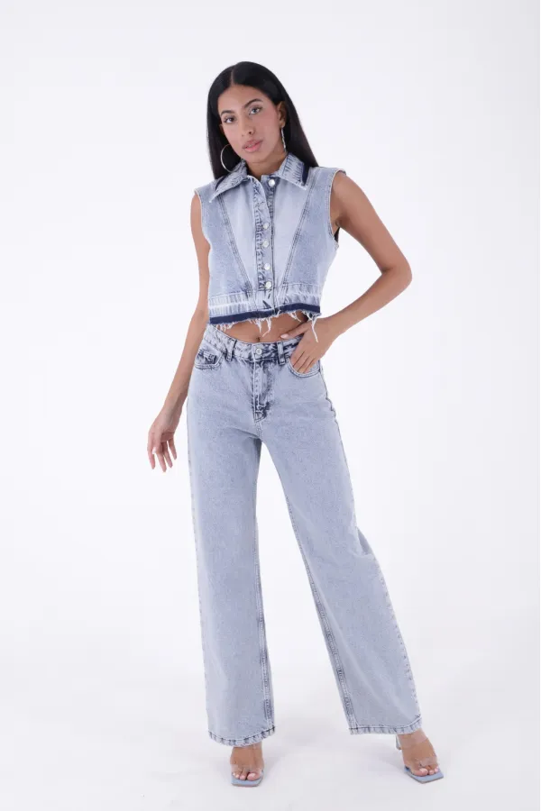 Bol Paça Relax Kot Pantolon  718-08-(S-L-6)
