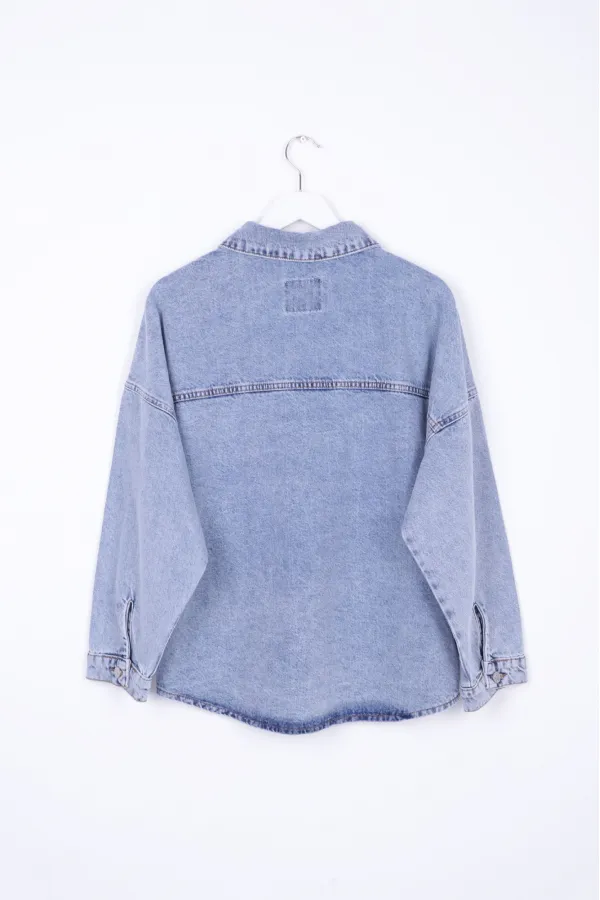 Oversize Kot Gömlek 664-08-(S+XL+4) Oversize Kot Gömlek 664-08-(S+XL+4)