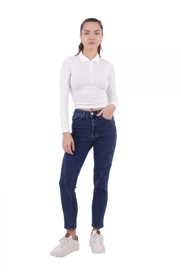 Parçalı Mom Pantolon 778-26-(26-31)