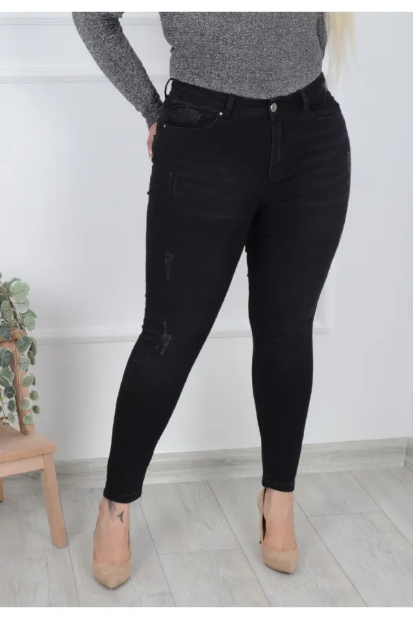 Yıpratmalı Kot Pantolon  519-03-(38-44)