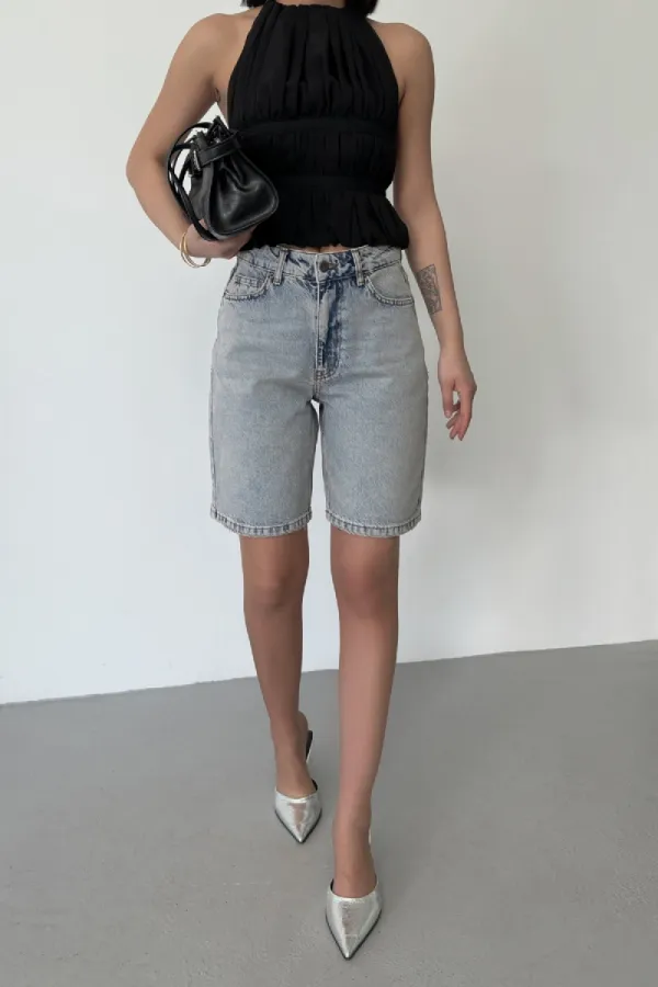 Medium Size Denim Shorts 2001-18-(36-42-6-2)