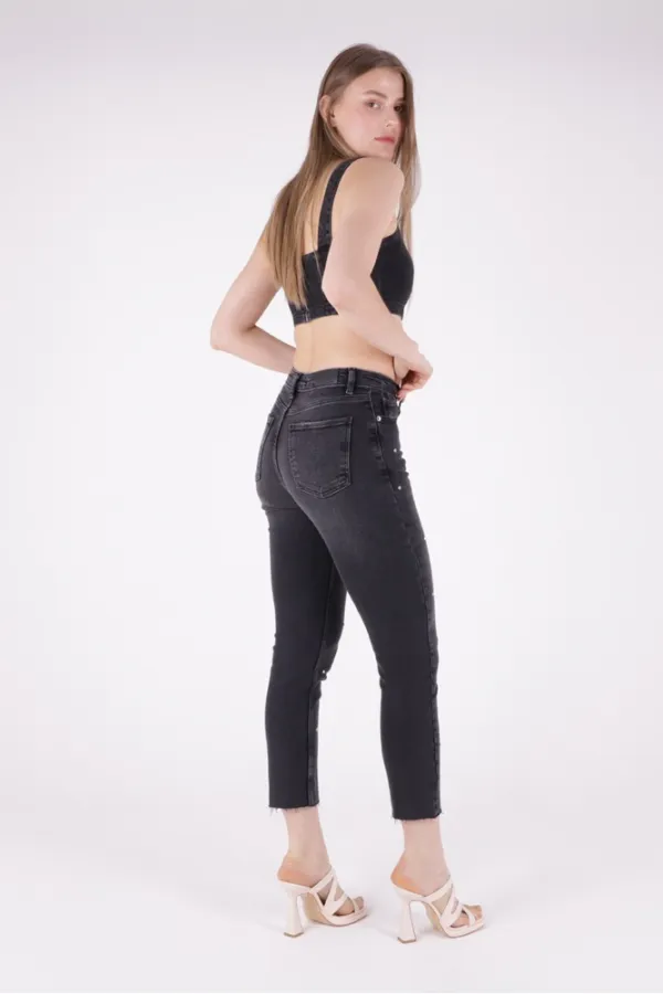 Droplu Mom Fit Pantolon  1724-03-(27-32)
