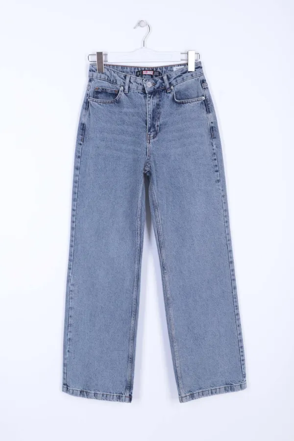 Wide Leg Relax Jeans 718-62-(26-31)