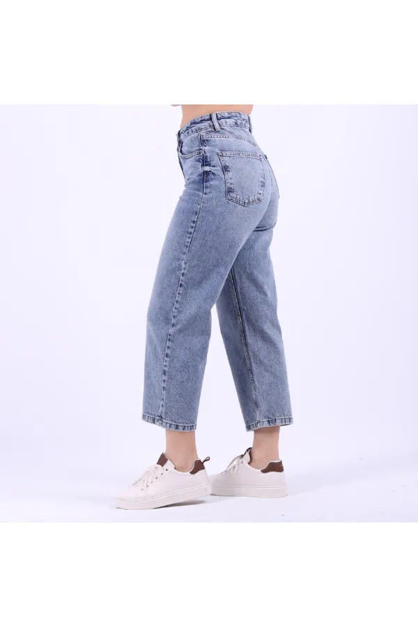 Relax Bol Paça Straıght Kot Pantolon  997-06-(26-31)