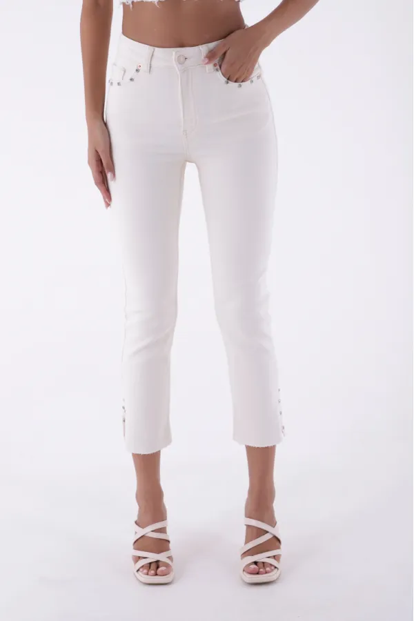 Flare Leg Mom Jeans 1774-80-(26-31) Flare Leg Mom Jeans 1774-80-(26-31)