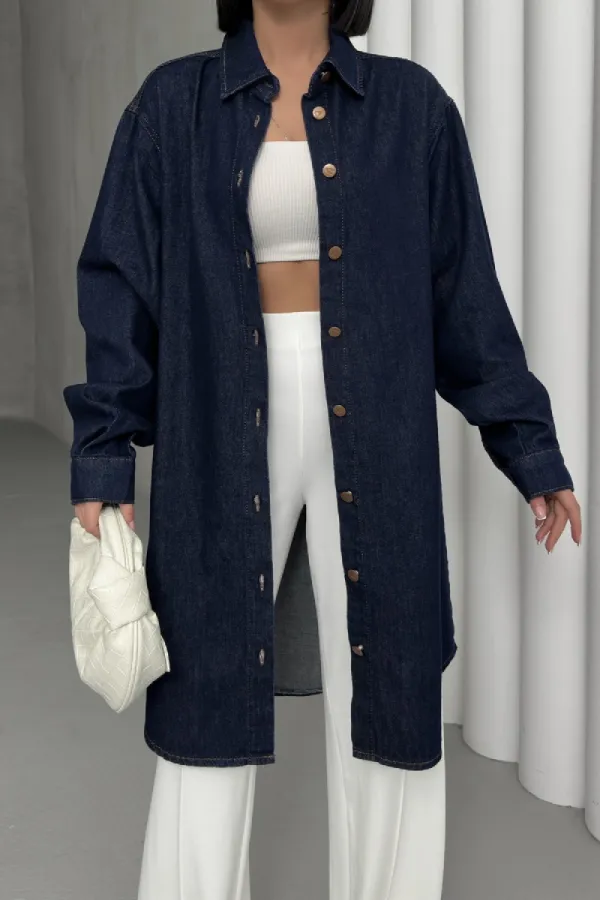 Balon Kollu Düğmeli Gömlek 6093-17-(S+L+3)