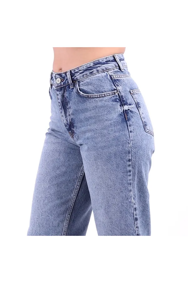 Relax Bol Paça Straıght Kot Pantolon  997-06-(27-32)