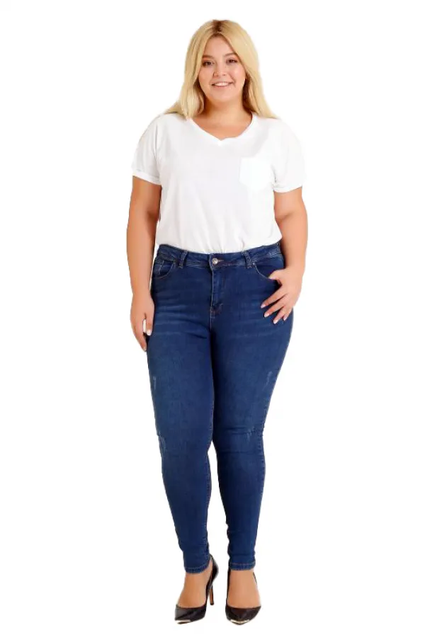 Yıpratmalı Kot Pantolon  519-01-(33-42)